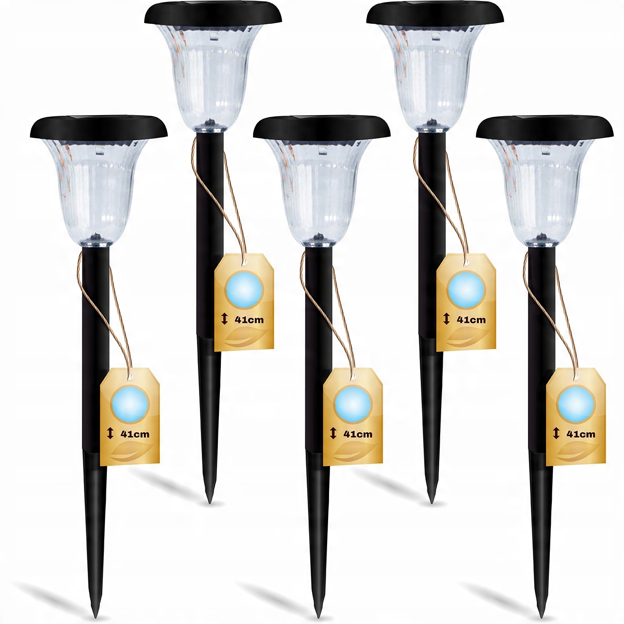 

5x Lampka ogrodowa Led solarna wbijana szpikulec