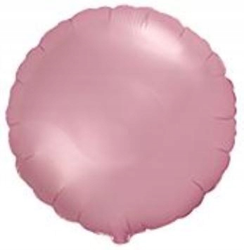 Balon foliowy 45 cm Okrągły PASTELOWY RÓŻOWY