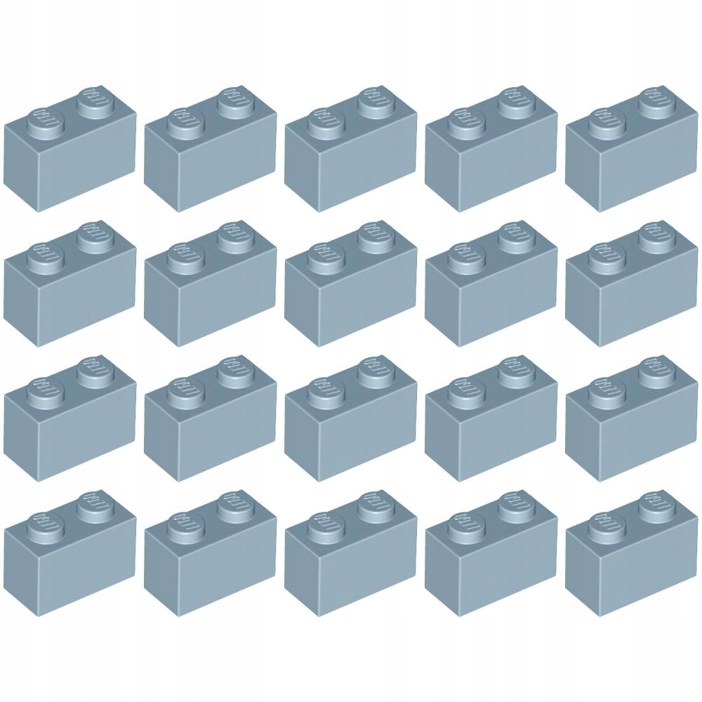 

Pakiet Lego 3004 Klocek 1x2 Sand Blue 20szt N