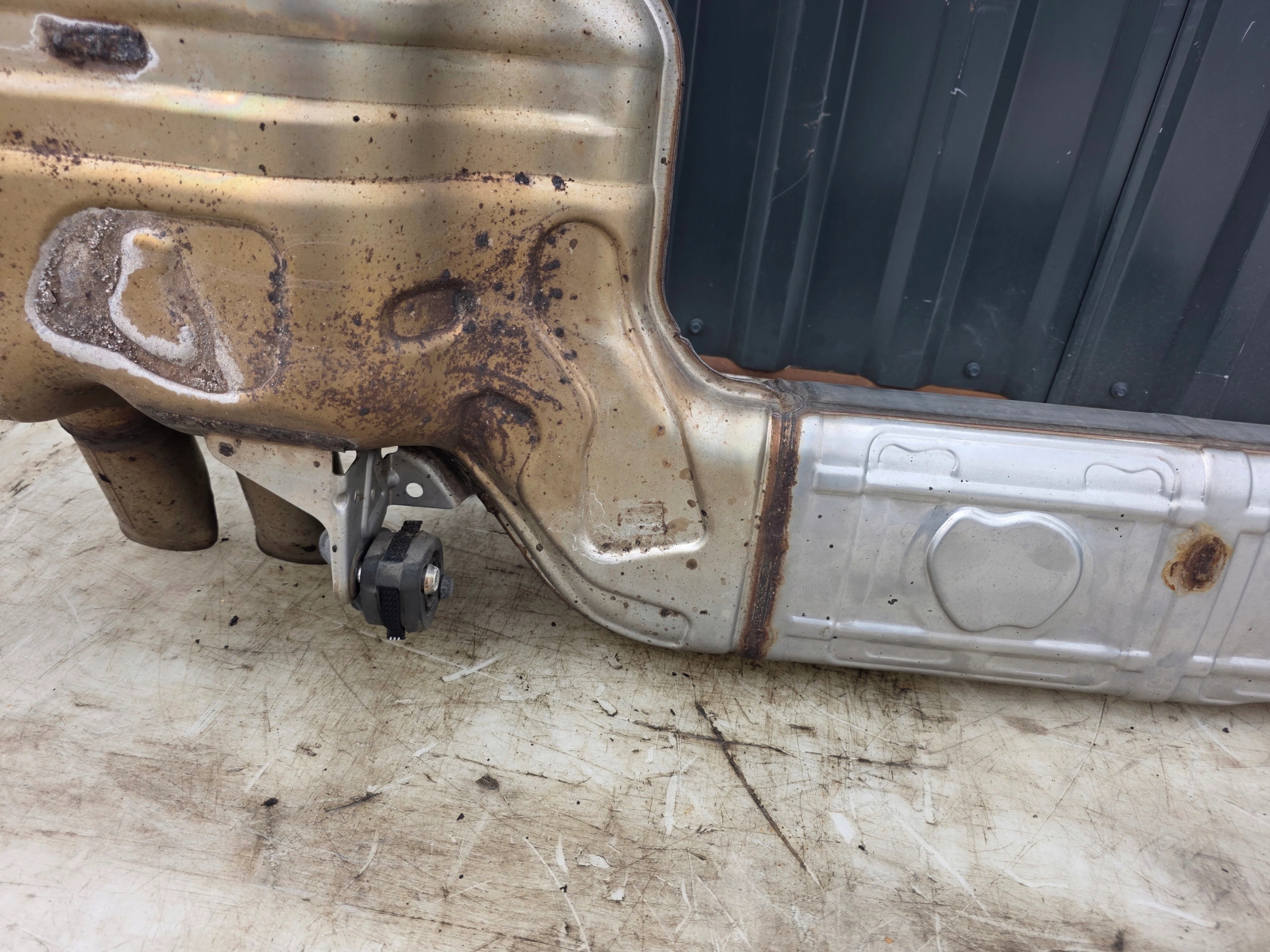 muffler, exhaust complete AUDI A6 C8 A7 C8 3.0 TDI 4K0253611AD original !!!