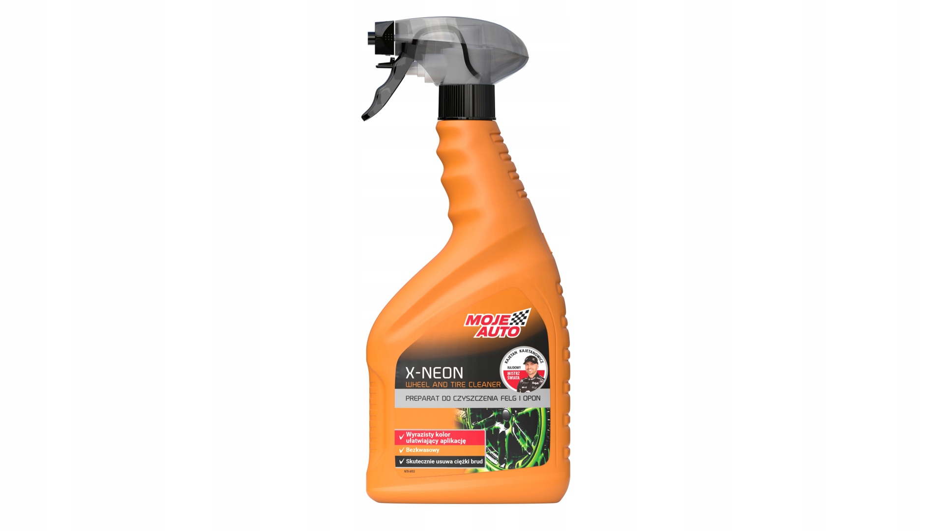 Moje Auto płyn do czyszczenia felg i opon X-neon 750 ml 19-678 atomizer