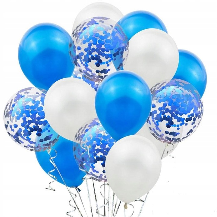 

Zestaw Bukiet balonowy 1 niebieskie balony 15 szt