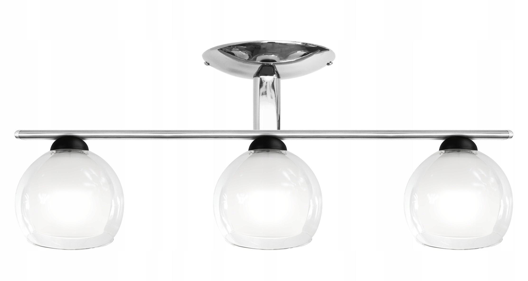 

Plafon Klosz Lampa Wisząca,żyrandol Chrom 4-602