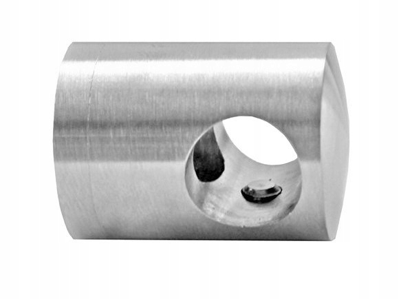 UCHWYT NIERDZEWNY PRZELOTOWY RURKI Ø12/PROFIL, SZLIF