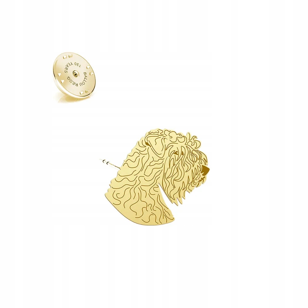 Odznak Zlatá Irish Soft-coated Wheaten Terrier 925 Šperky Dedikace