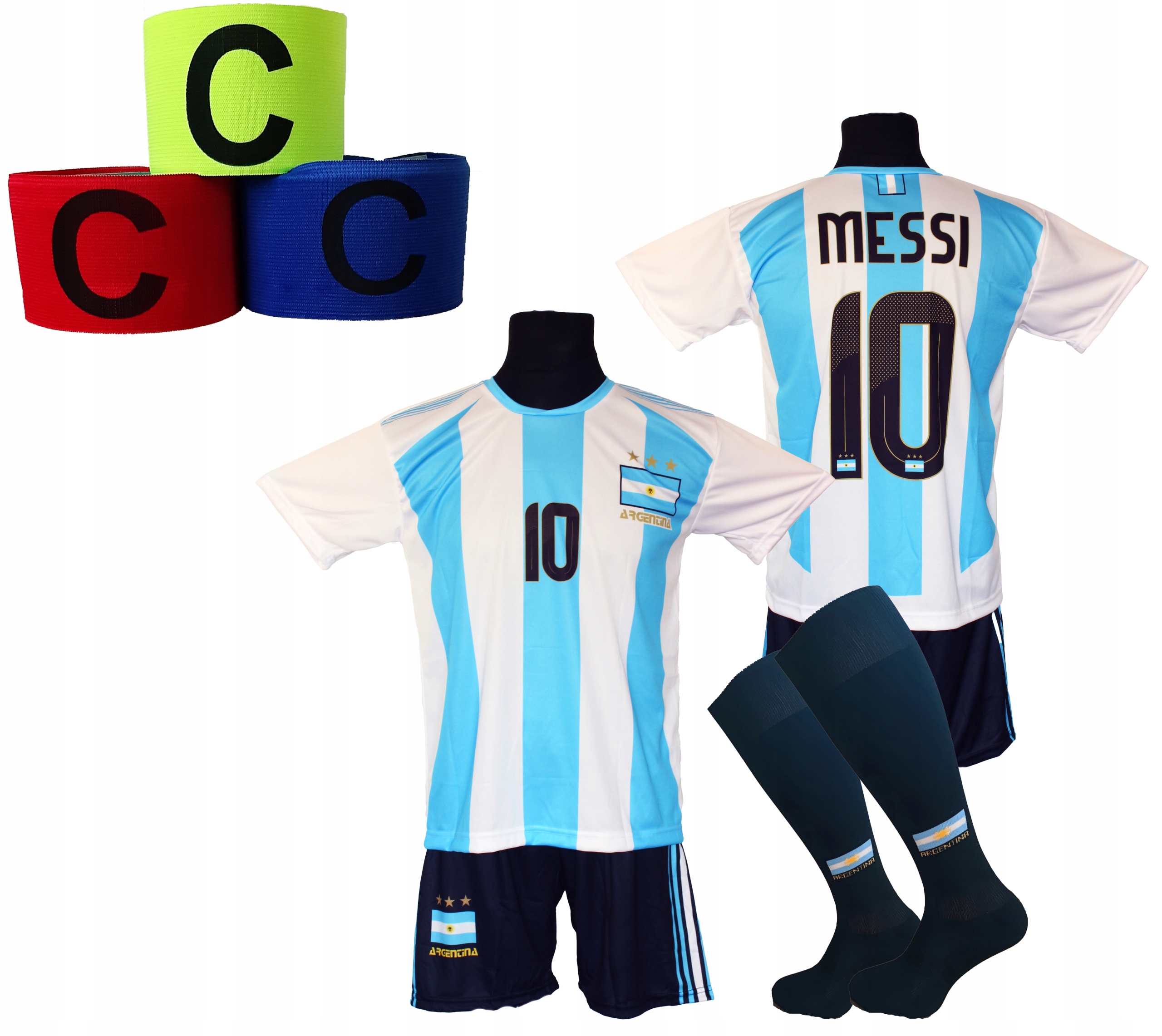Messi komplet fotbalový dres Argentina vel 128