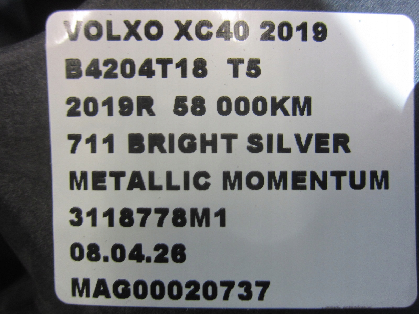 VOLVO XC40 XC 40 II rear left bumper bracket left rear. holder 32227484