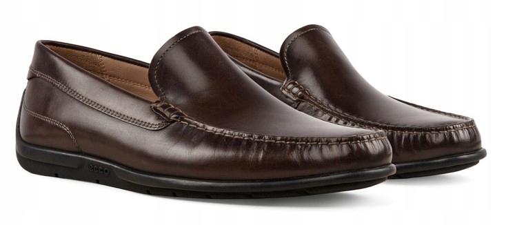 Boty Ecco Classic Moc 2.0 570994 01072 mokasíny hnědé kožené 44