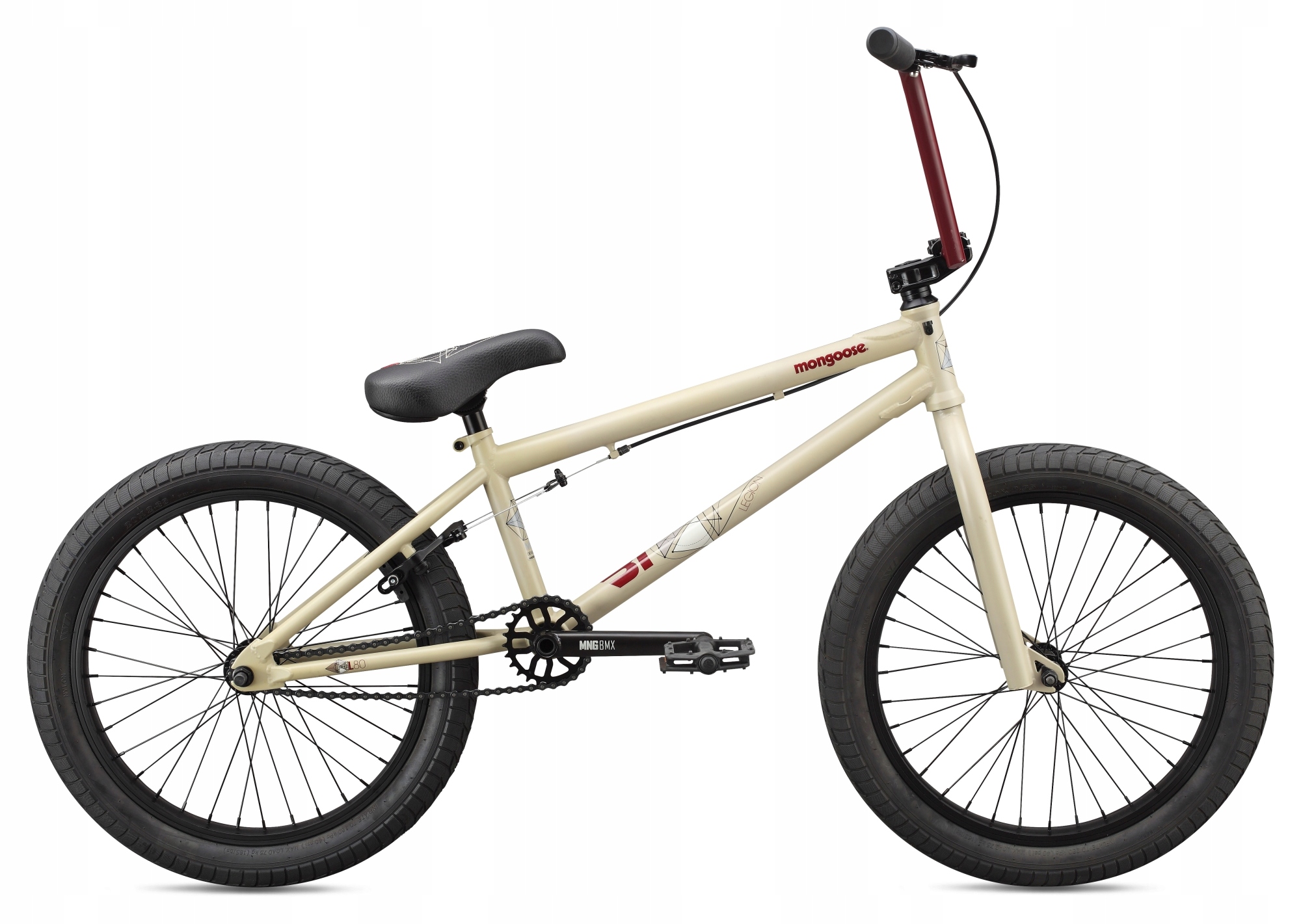 ROWER BMX MONGOOSE LEGION L80 TYTAN/KREMOWY