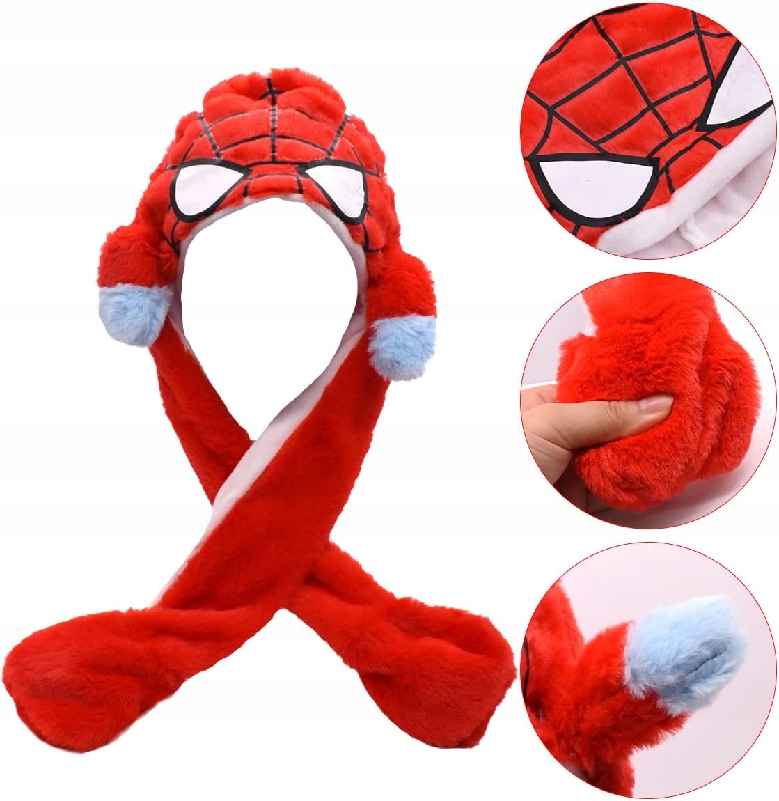

Czapka Spiderman Kigurumi Strój Pluszowa Led