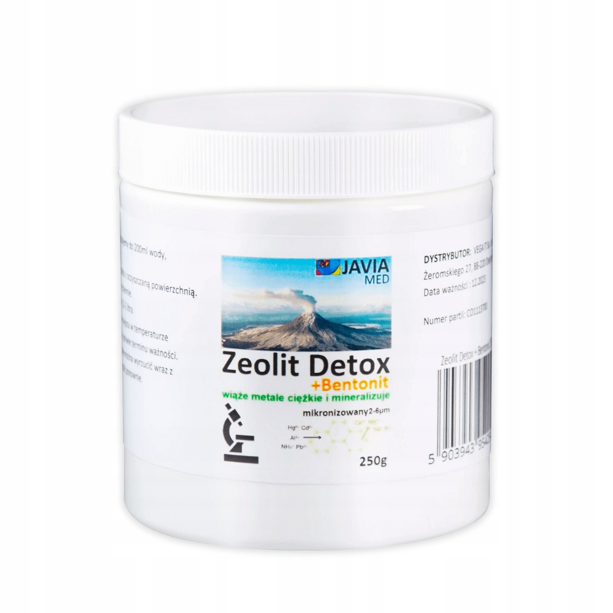

Zeolit Detox Bentonit Aktywny Klinoptylolit 250g