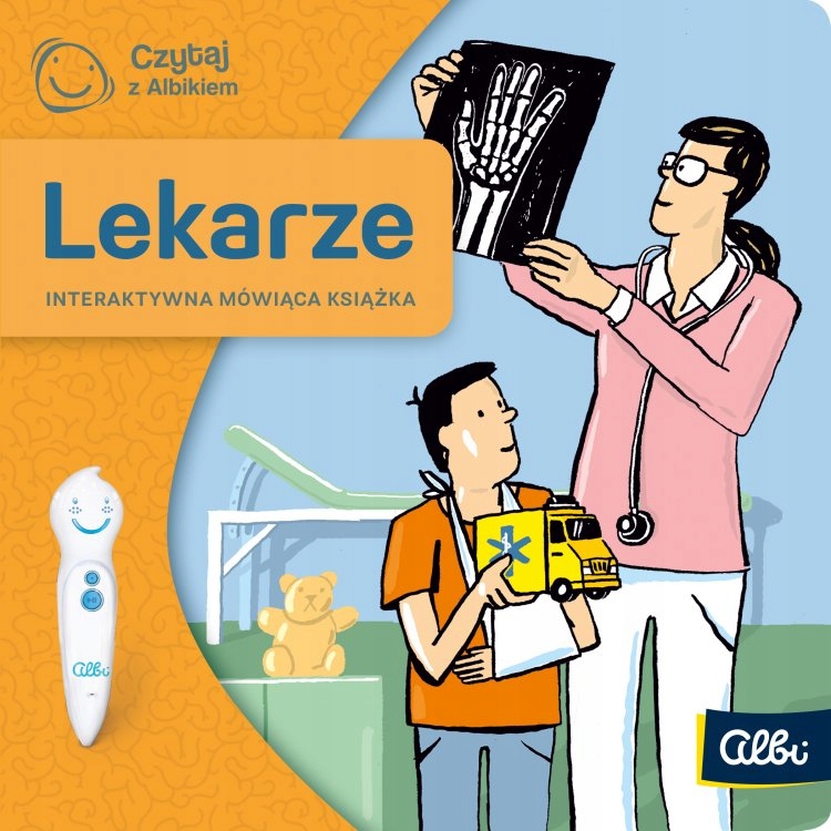 CZYTAJ Z ALBIKIEM ZAWODY LEKARZE INTERAKTYWNA MINI KSIĄŻKA ALBIK CZYTA ISBN 9788395423918