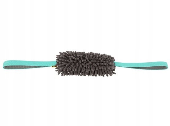 Hračka Pro Psy Přetahovadlo Mop Kožešina 2 Úchytky Tlumič Šedý 60 CM