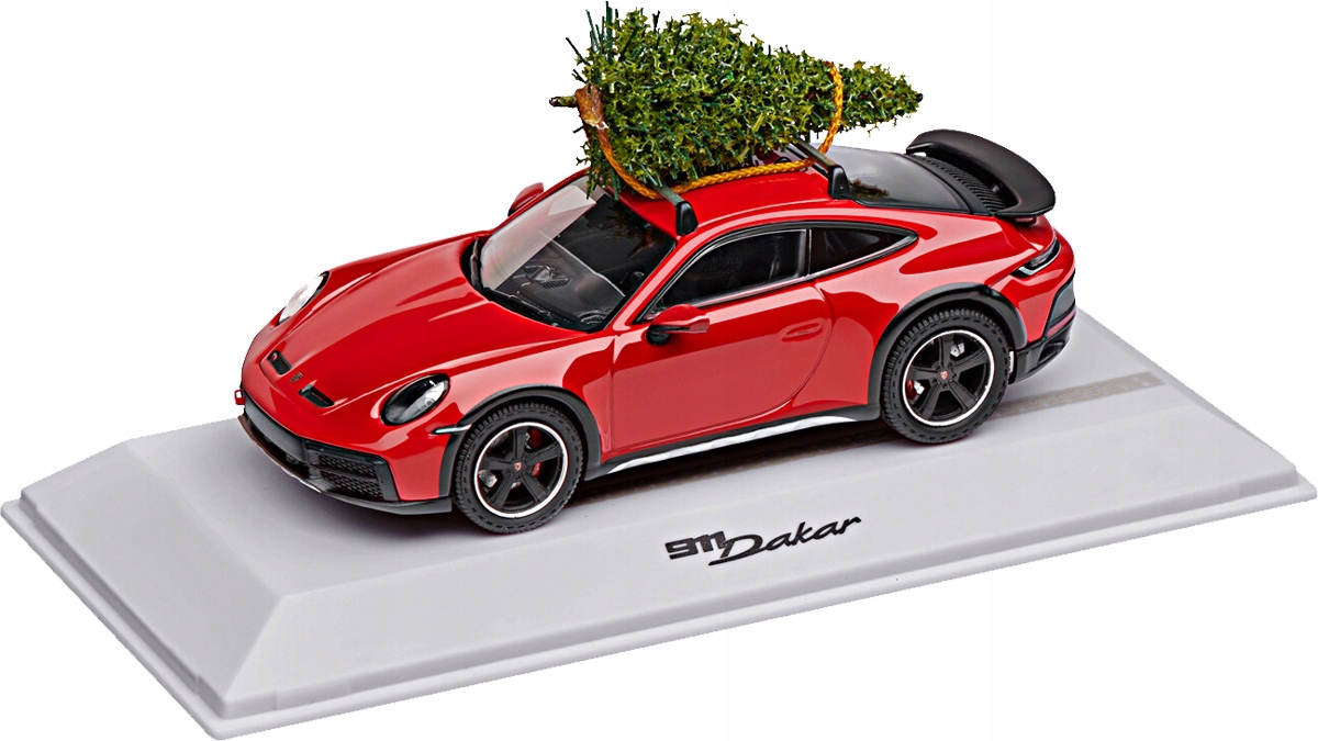 MODEL PORSCHE 911 DAKAR (992), 'CHRISTMAS EDITION', 1:43 - GREEN