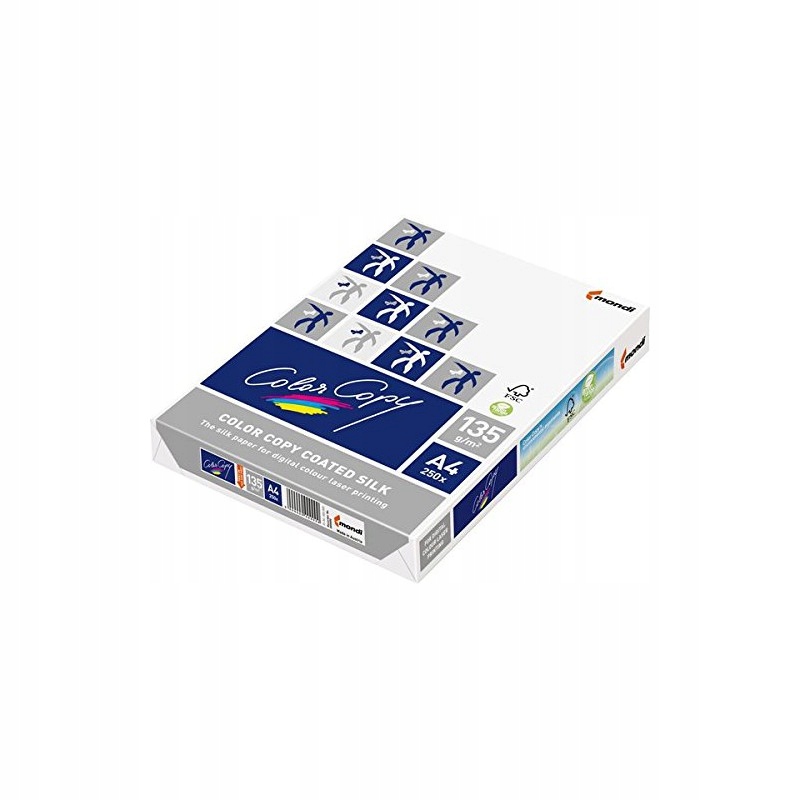 Kancelářský Papír pro tiskárny Coated Silk A4 170g Sada 250 listů s polovičním rizikem