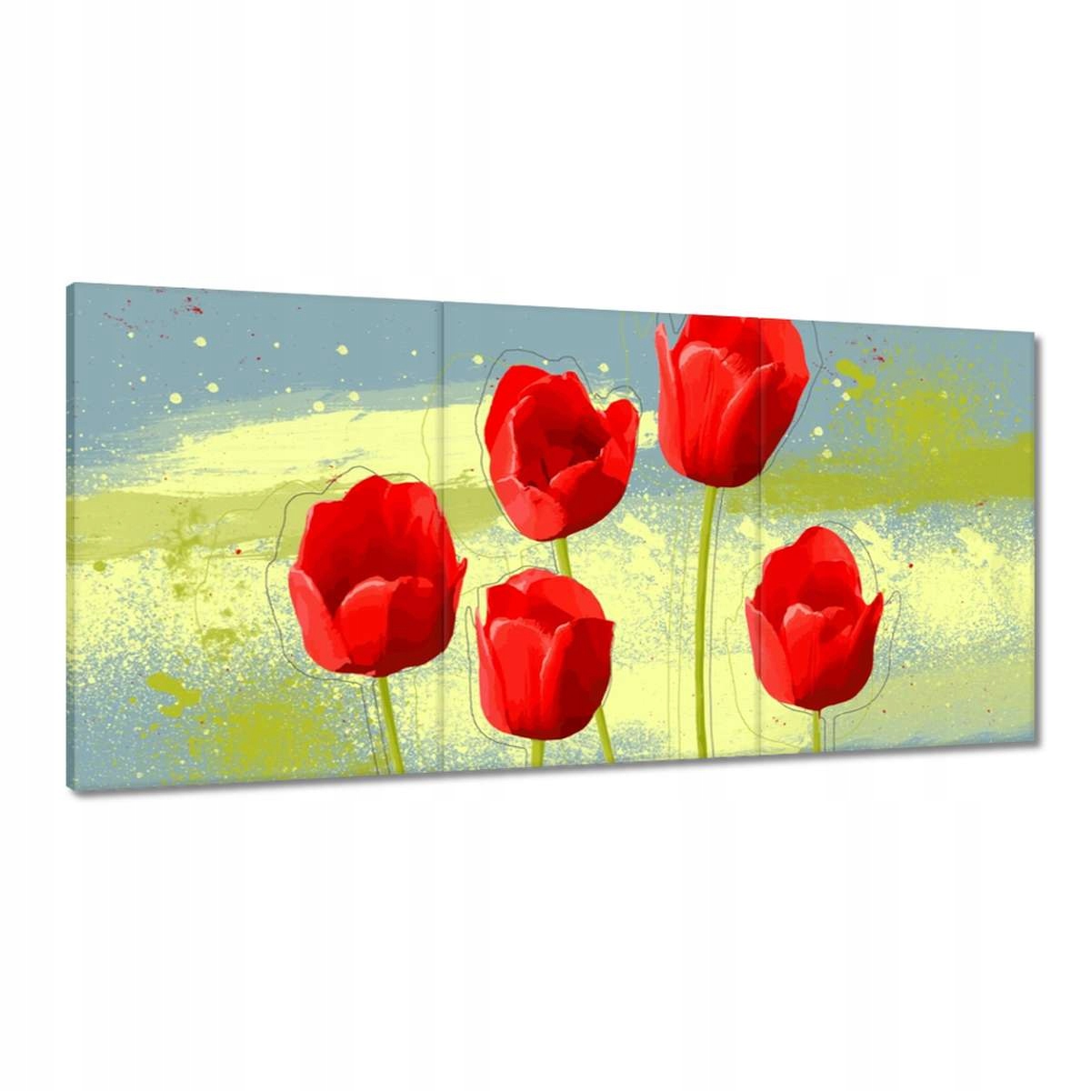 Obrazy 180x90 Maki na modrom pozadí