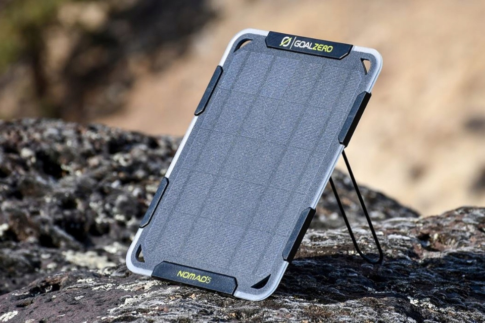 Goal Zero Nomad 5 lekki panel solarny 5W USB-A 6V monokryształ wodoodporny Złącza USB