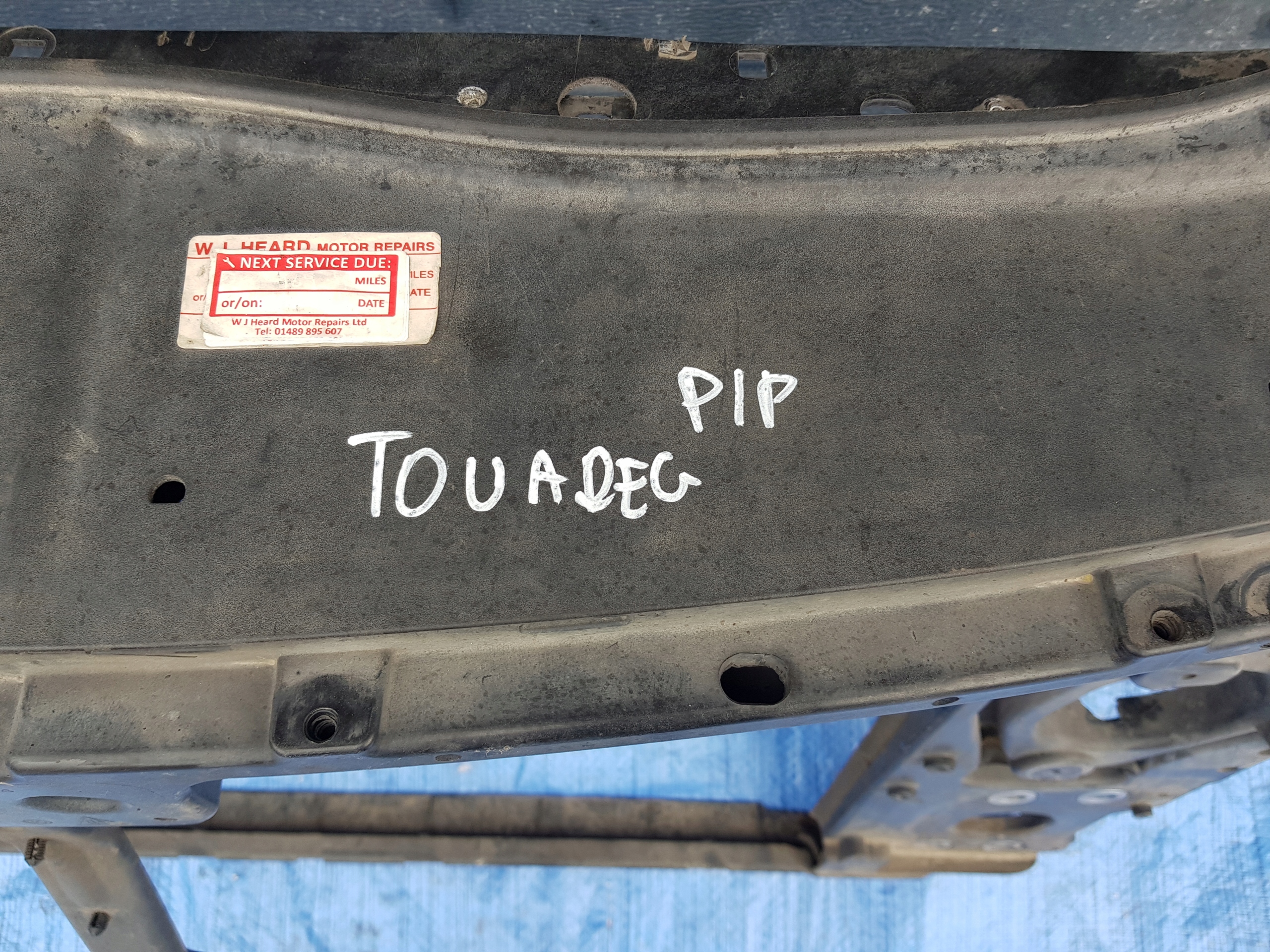 support panel for radiators pillar VW VOLKSWAGEN TOUAREG 7L