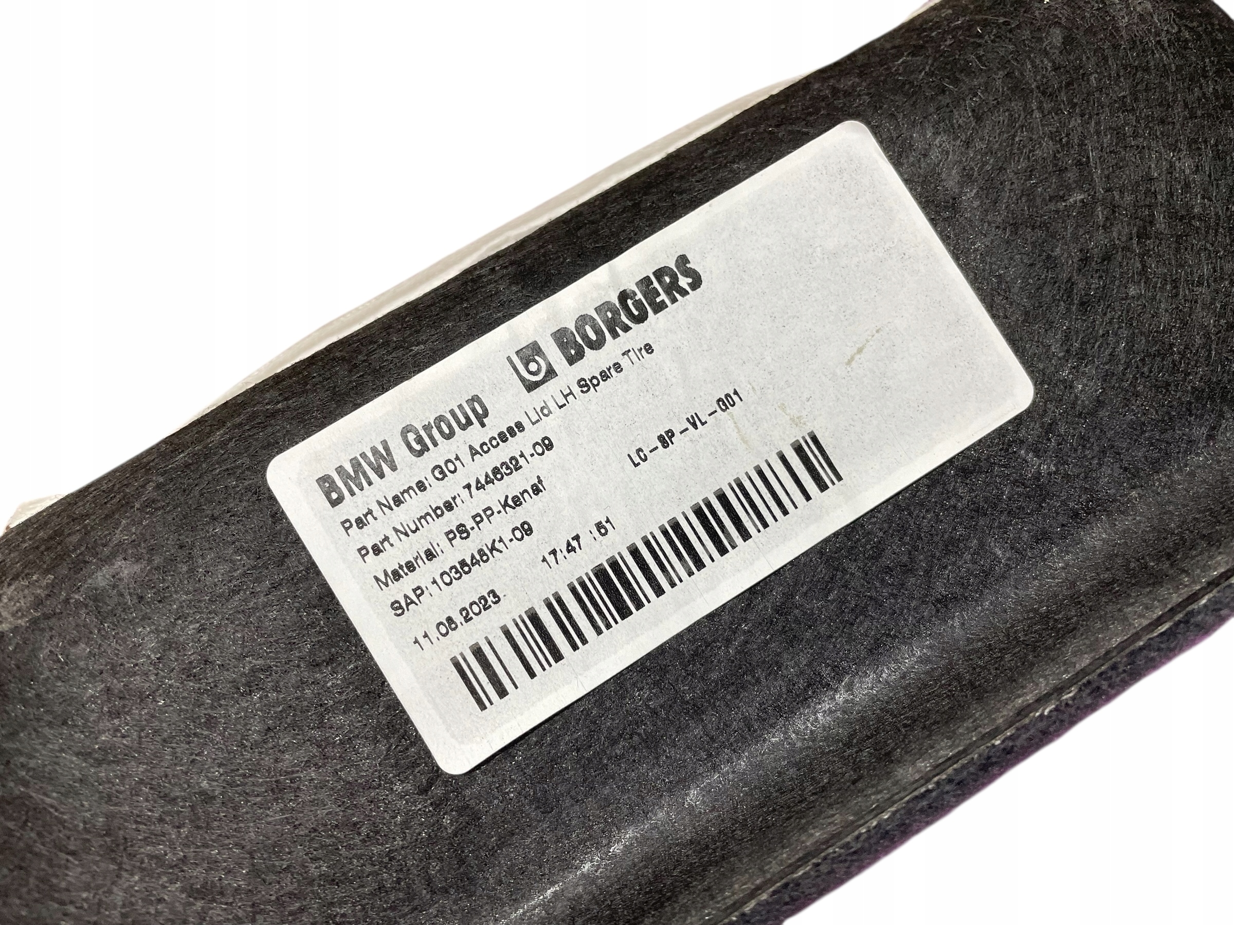 side upholstery boot left BMW X3 G01 LCI 30ex