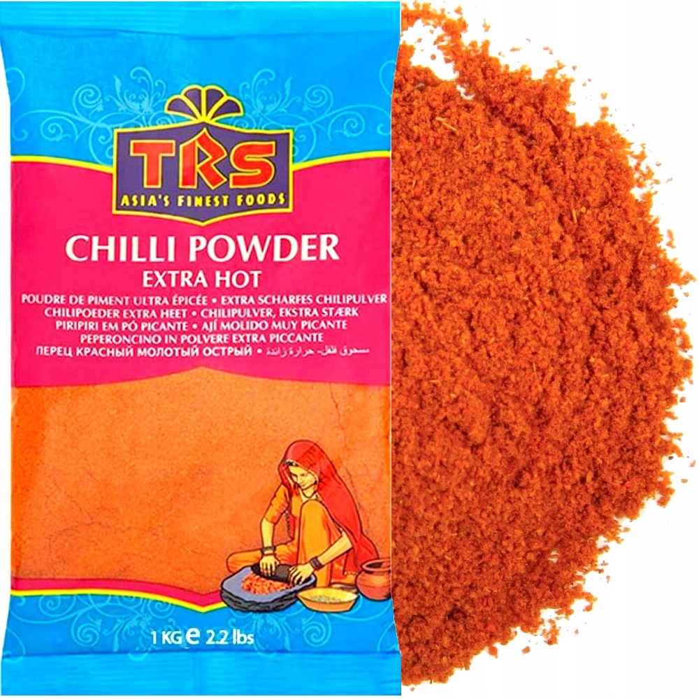 Koření Chilli papričky v prášku 1 kg Chilli Powder Extra Hot 1000 g Trs