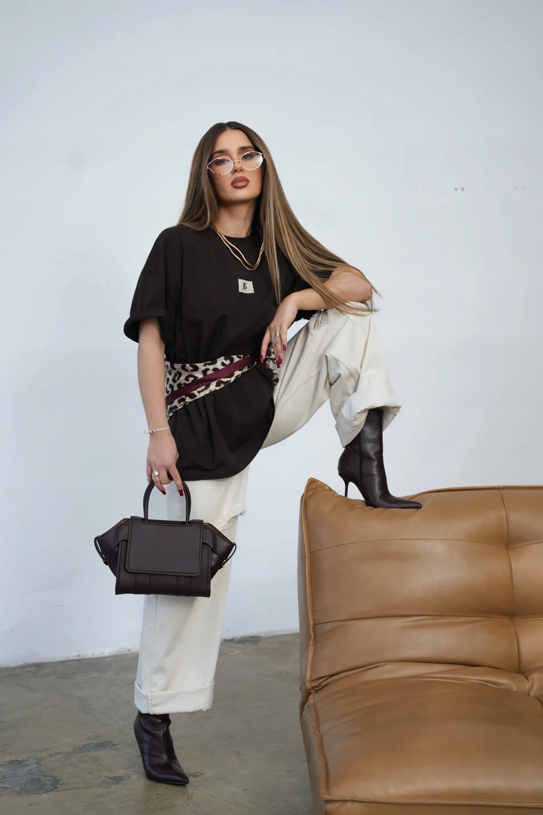 Dámské tričko Bg Only hořká čokoláda unisize