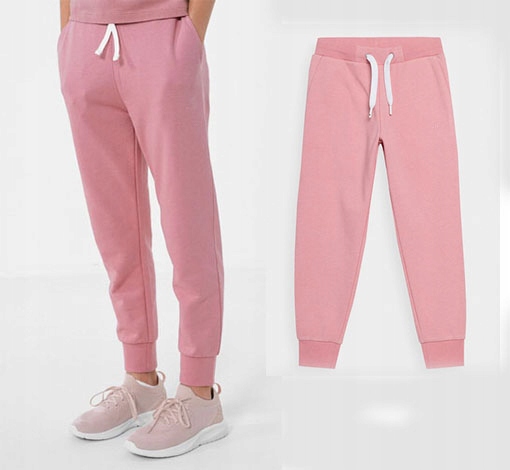 

Spodnie Dziewczęce Dresowe Dres 4F JSPDD001 r 134