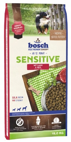 Levně Bosch Sensitive Adult Lamb & Rice 15 kg