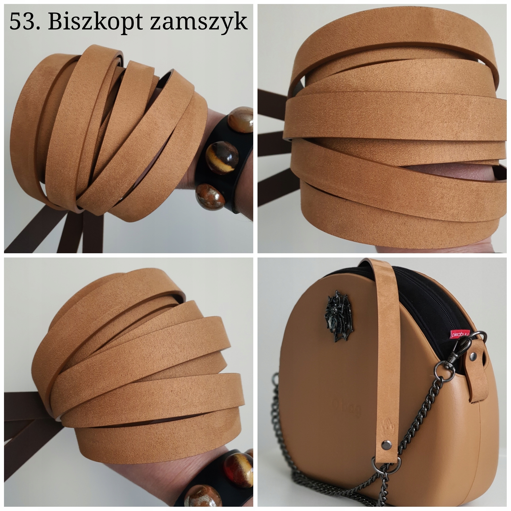 UCHWYTY DŁUGIE SKÓRA Z ŁEZKAMI DO OBAG Płeć kobieta