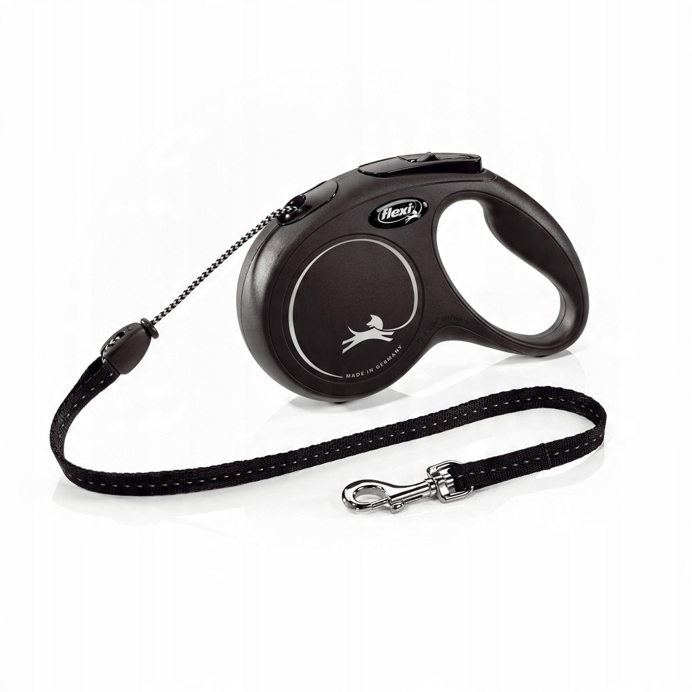 

Smycz New Classic M linka 5m do 20kg czarna