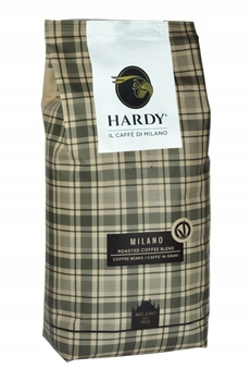Levně Káva zrnková Hardy Milano 1 kg čerstvě pražená italská crema espresso kávovar