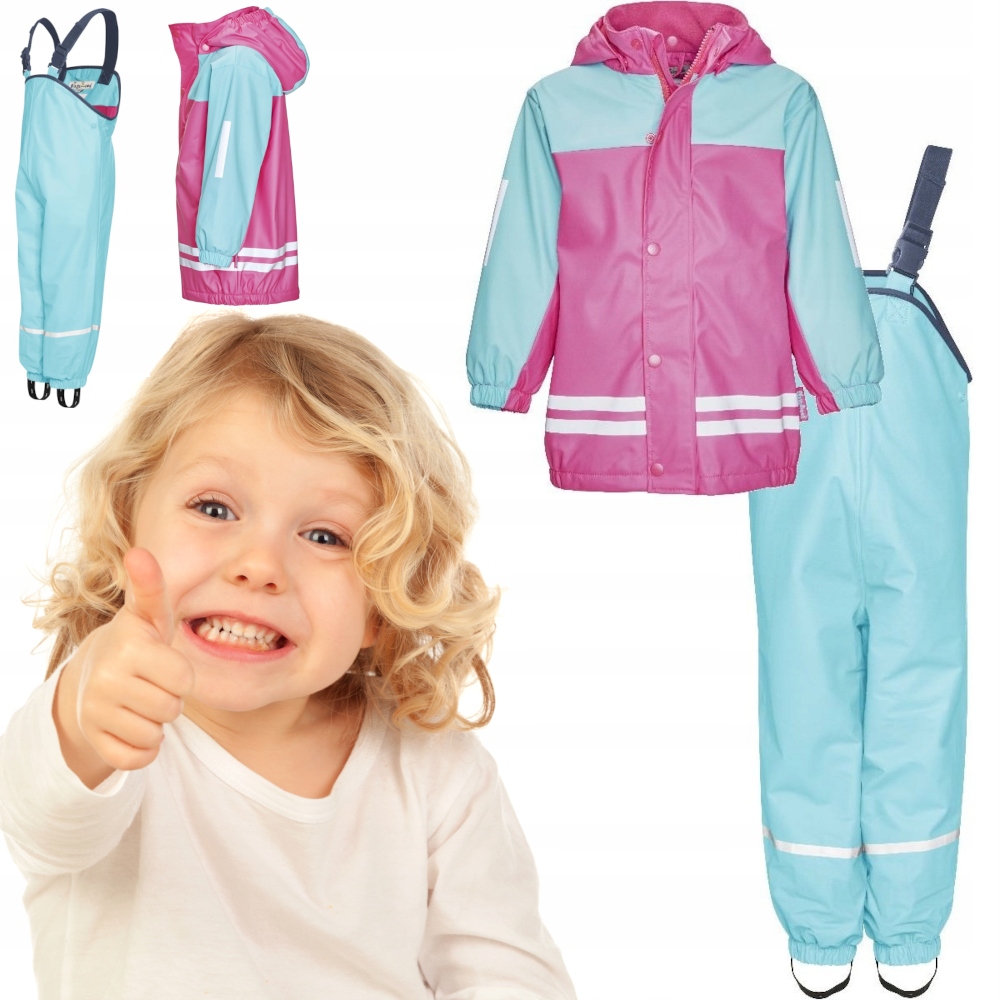 

Komplet przeciwdeszczowy r.104, turkus, Playshoes