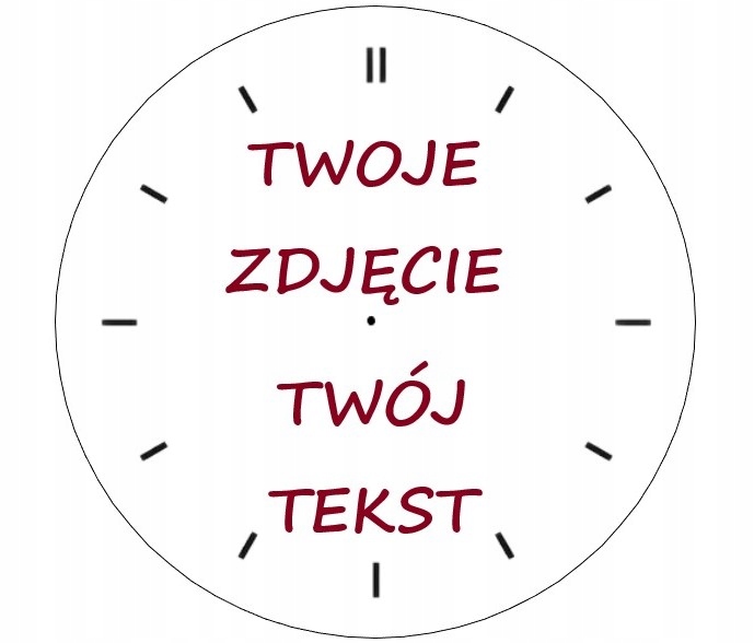 

Zegar na ścianę na Dzień Babci i Dziadka