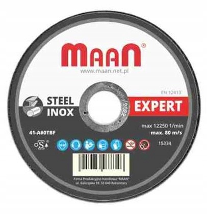 

Tarcza do cięcia stali 115x1mm Inox Expert
