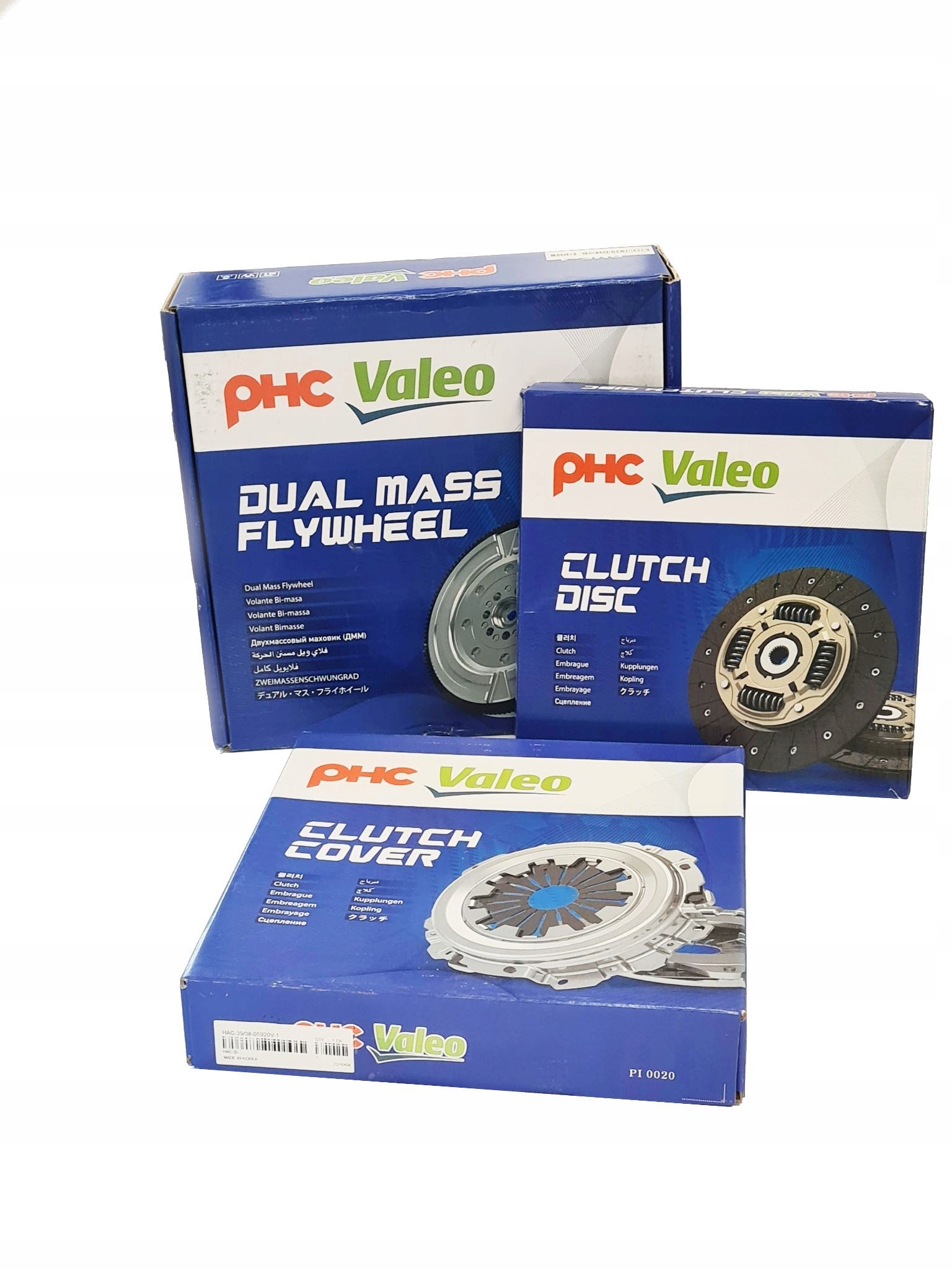 PHC-VALEO KOMPLET SPRZĘGŁA [Z KOŁEM DWUMASOWYM] (MADE IN KOREA) EAN (GTIN) 5905979110505