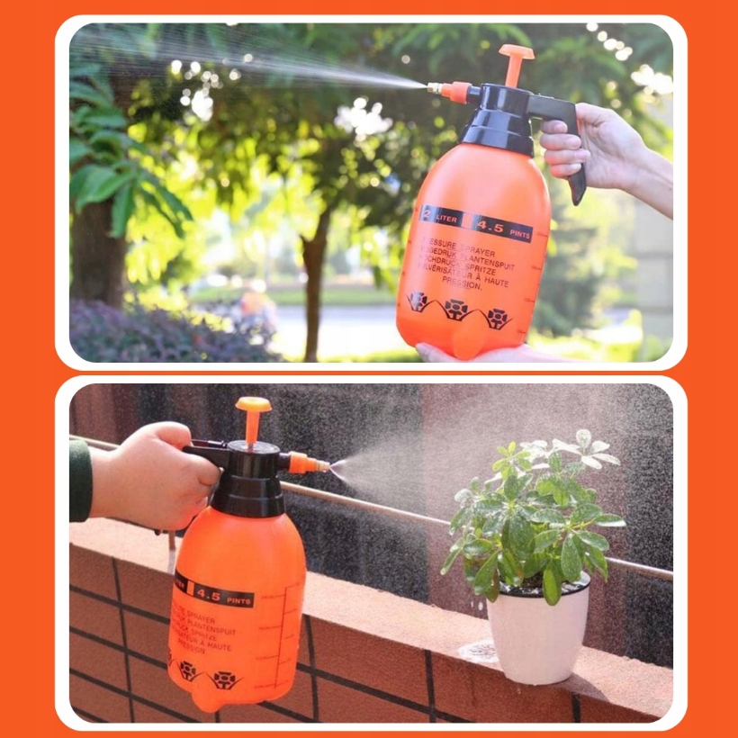 OPRYSKIWACZ CIŚNIENIOWY OGRODOWY 2L SPRYSKIWACZ RĘCZNY DO PRYSKANIA ROŚLINY Długość lancy 5 cm