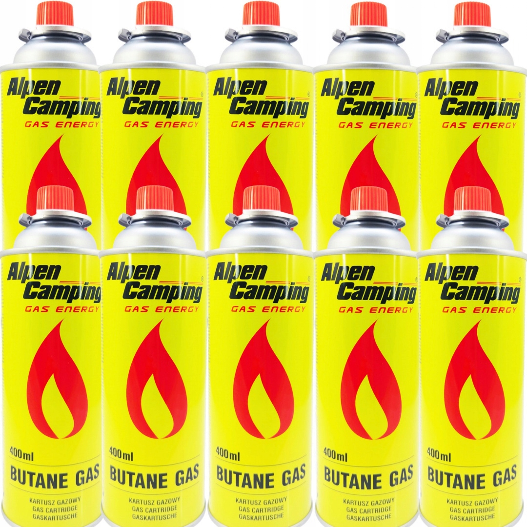 

10 x Gaz Kartusz Nabój Gazowy 400ml/227gr