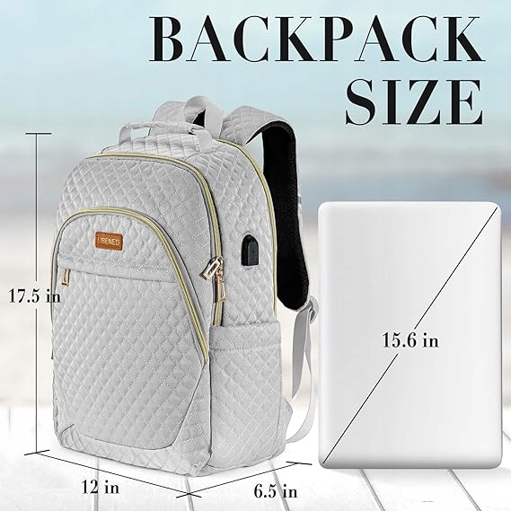 Plecak Damski Bagaż Podręczny do Samolotu Torba Turystyczna Port USB GRATIS Model LIBENED