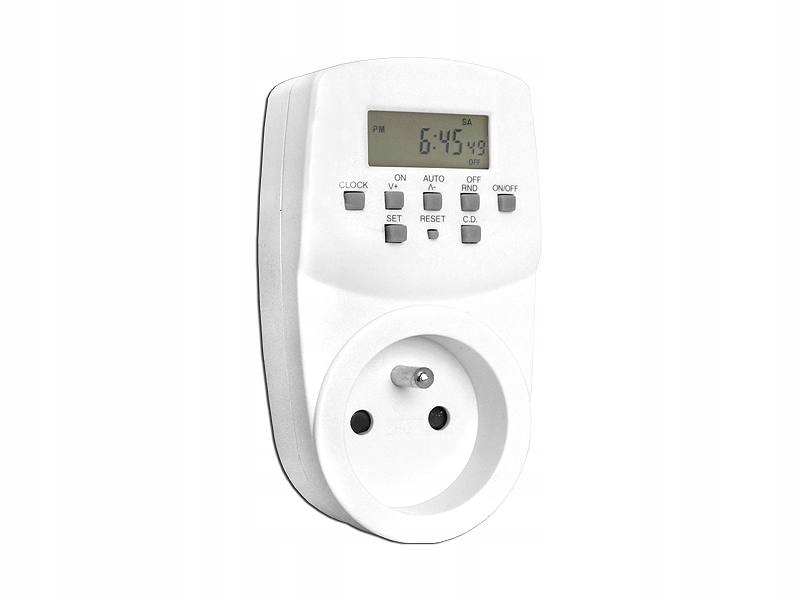 TIMER CZASOWY PROGRAMATOR CYFROWY 3600W WŁĄCZNIK