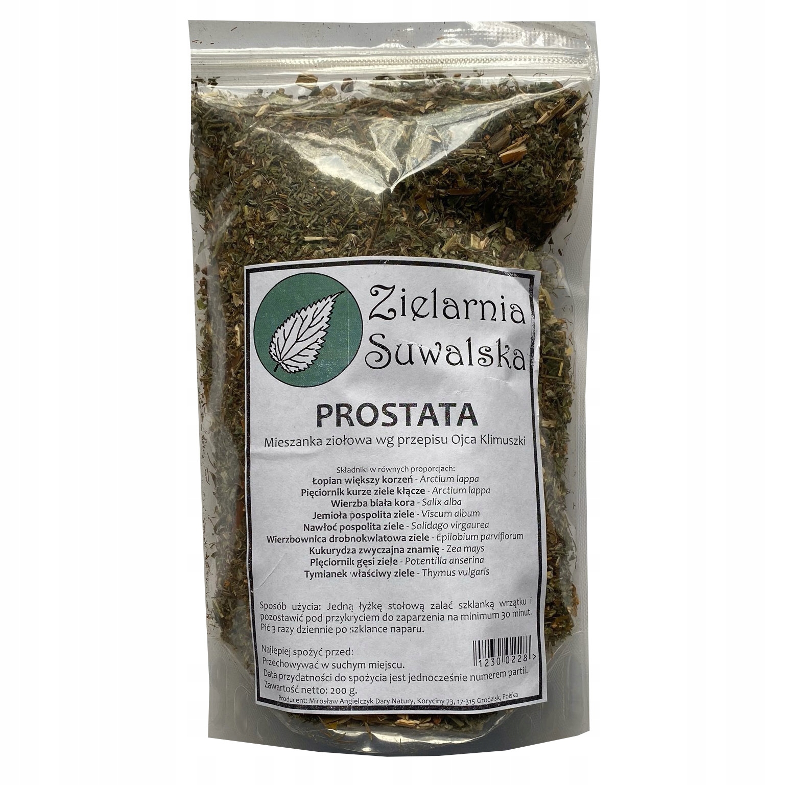 

Zielarnia-zioła Duża PACZKA-200 gr-PROSTATA