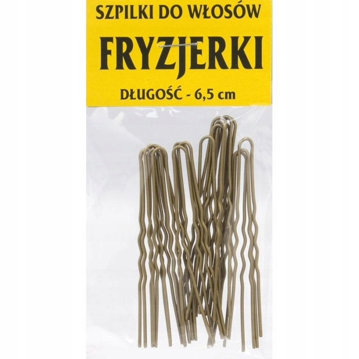 

Szpilki do włosów Pro-lak złote 6,5cm 20szt
