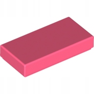 

Lego 3069b Tile Płytka 1x2 coral Nowa (1g)