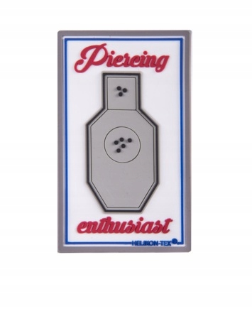 Helikon-Tex Emblemat "Piercing Enthusiast" Biały