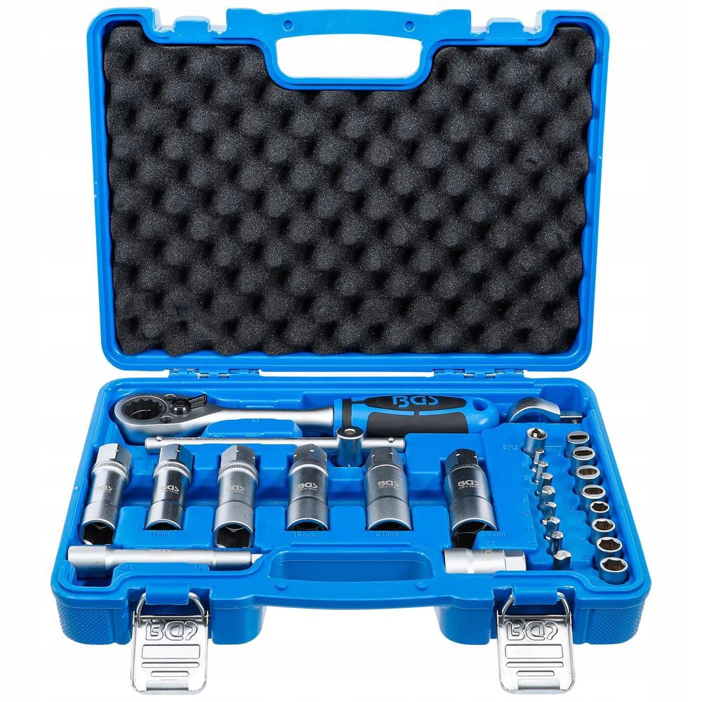 Sada nástrojů na opravu tlumičů a násadek 28ks v kufru