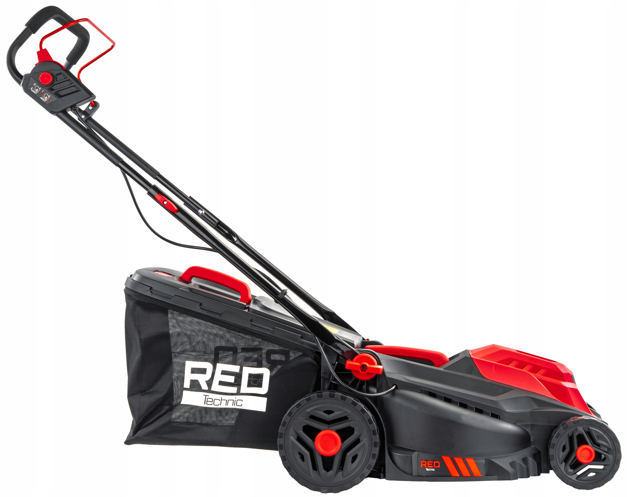 KOSIARKA ELEKTRYCZNA DO TRAWY 2600W NÓŻ 38CM REGULACJA LEKKA DUŻY KOSZ 42L Kosz z koszem