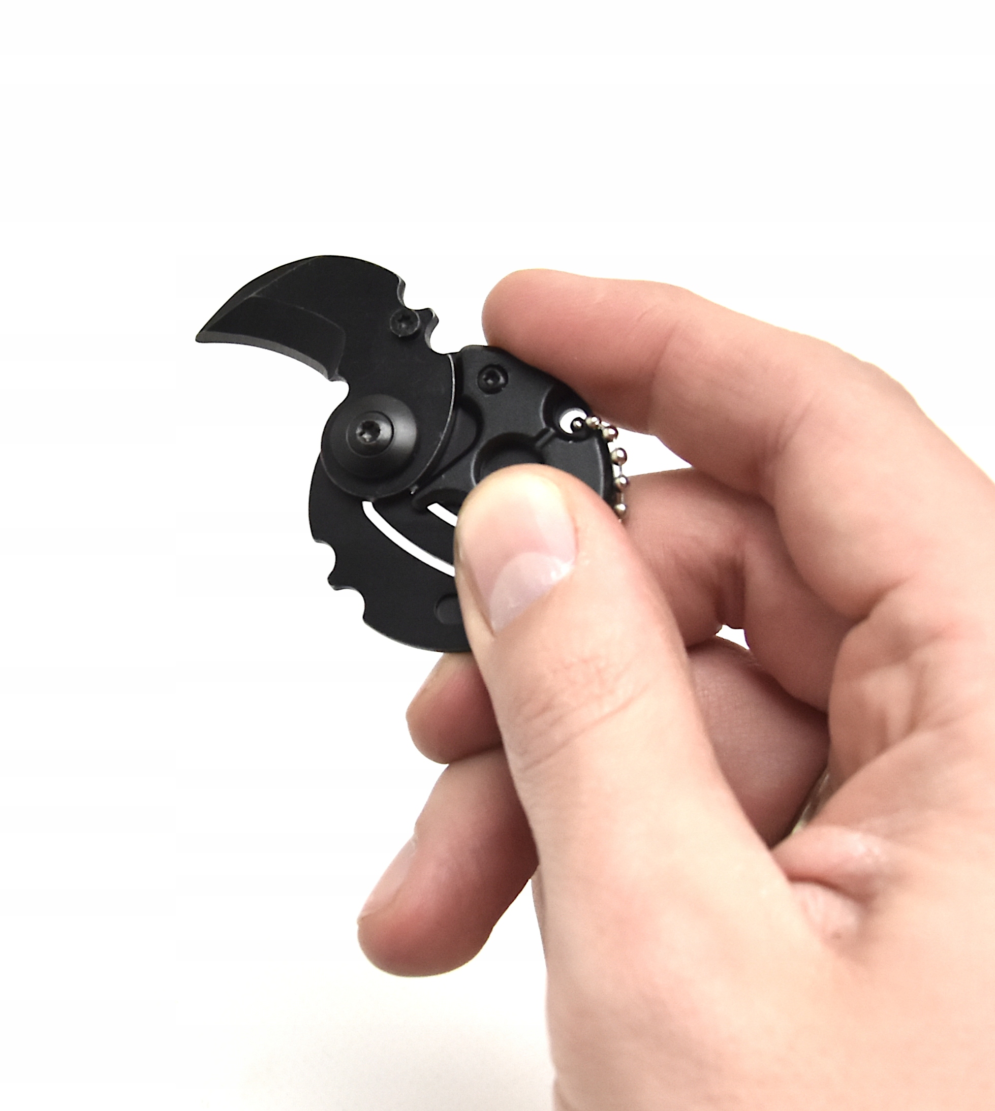 

Mini Mały Nóż Scyzoryk Brelok Wisiorek Okrągły