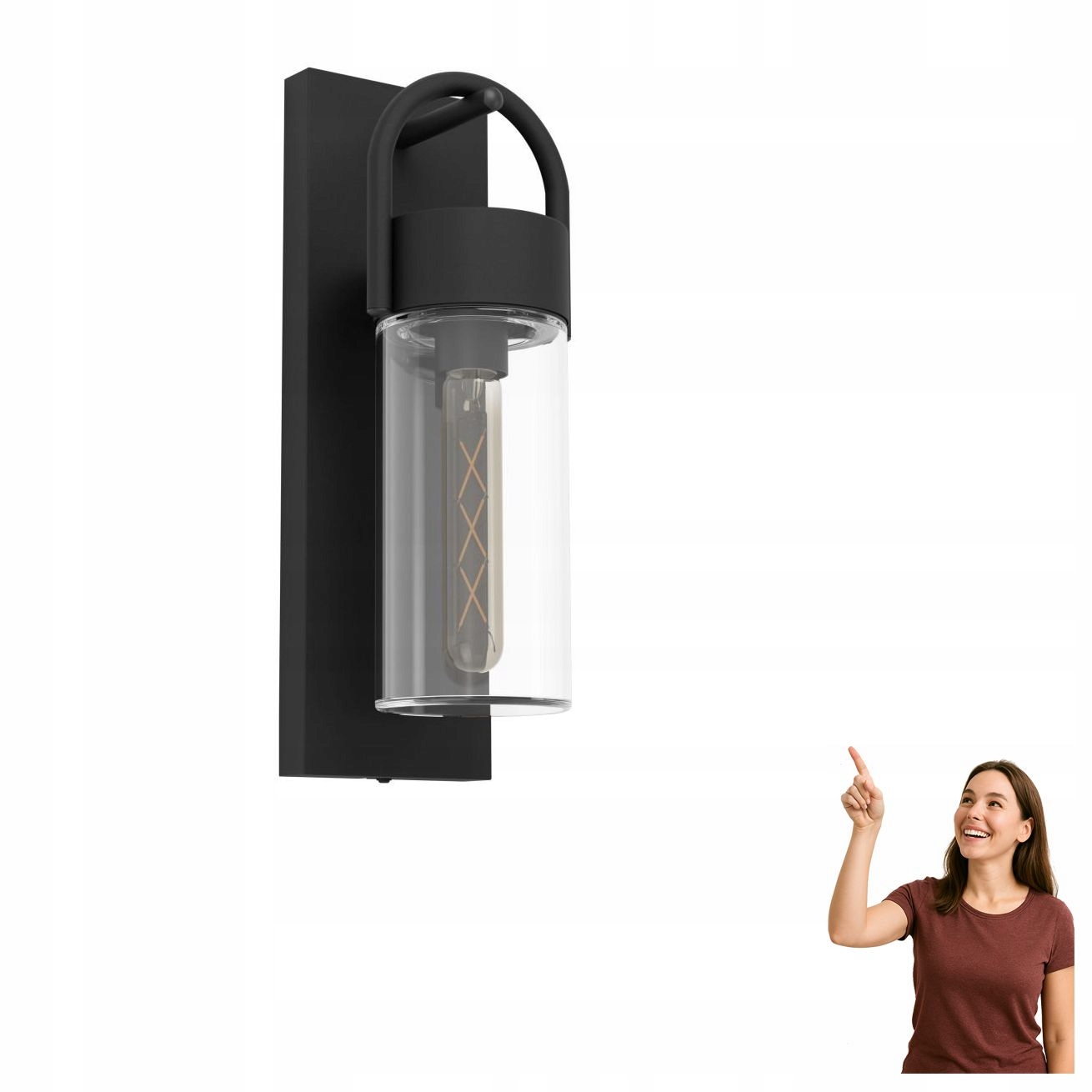 Venkovní nástěnné svítidlo Carraro 900285 Eglo