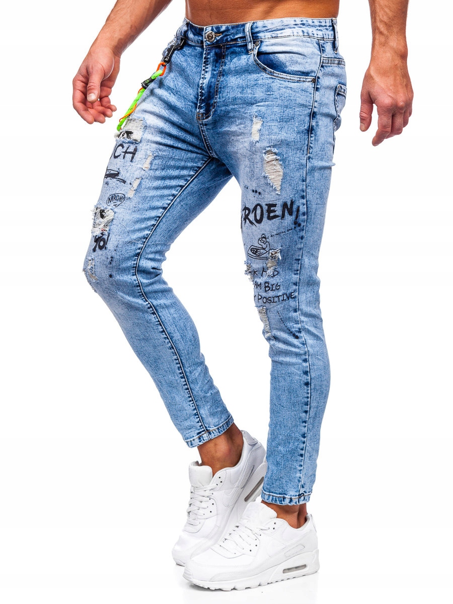 

Spodnie Jeansowe Niebieskie TF150 DENLEY_29/S