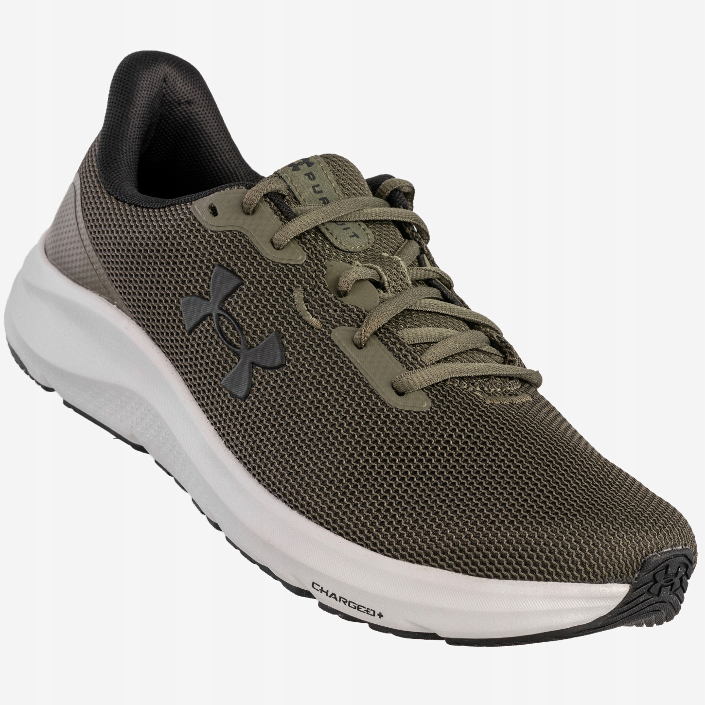 Sneakersy Męskie Under Armour Buty Sportowe Zielone Charged Pursuit 4 46