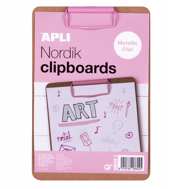 

Clipboard Nordik deska A5 drewniana z metalowym