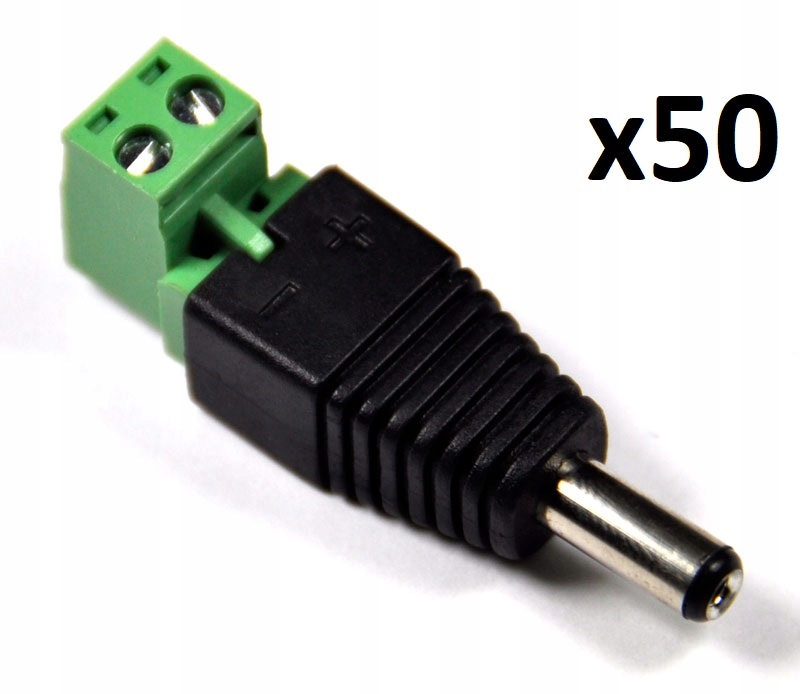 

Szybko Złącze S-55 Wtyk Zasil DC 2.1/5.5 12V24 x50